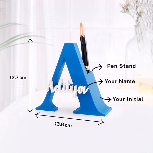 Personalized 3d Name Penstand 