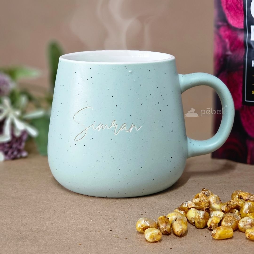 Personalized Handcrafted Pastel Ceramic Coffee Mugs  Great Gift For Birthdays  Special Occasions