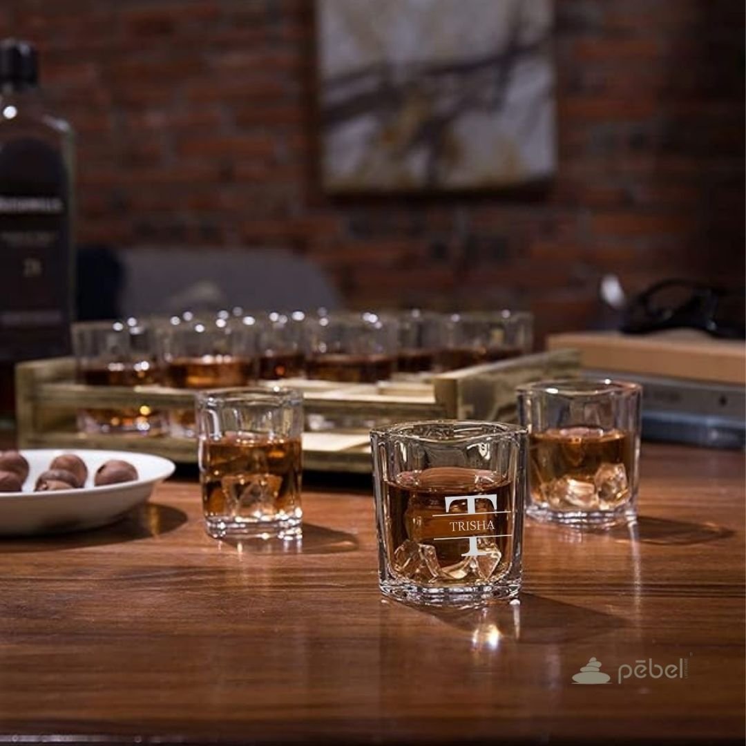Personalized Square Shot Glasses